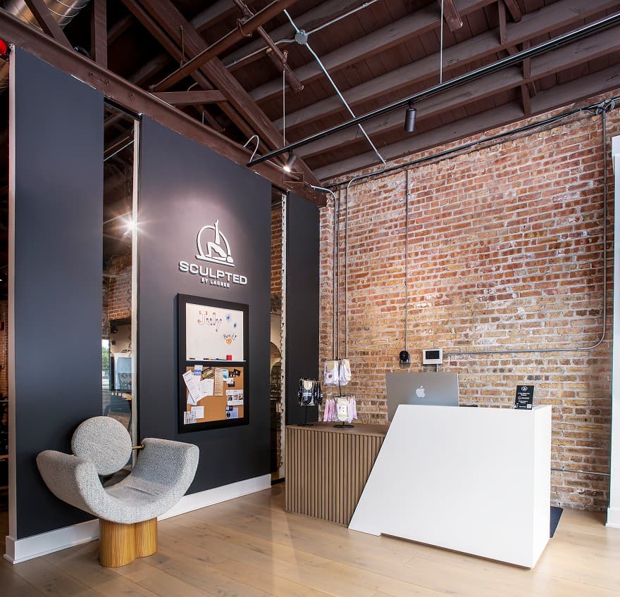 get in touch with us scuplted by lagree